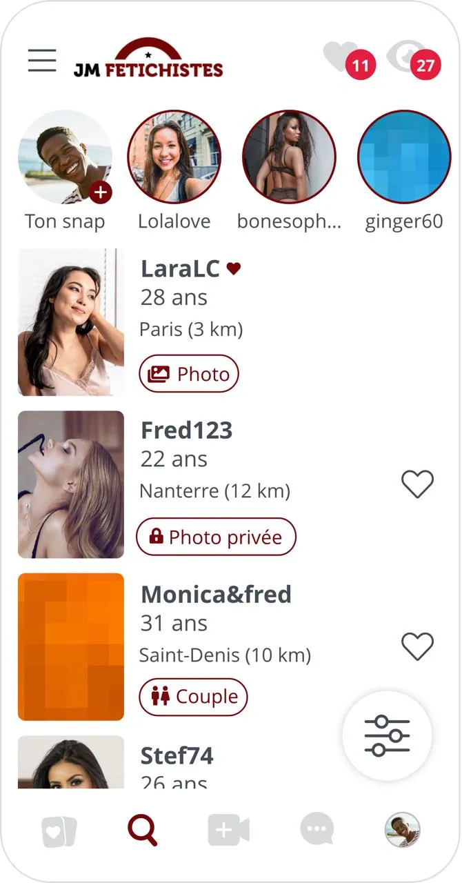 Interface JM Fétichiste